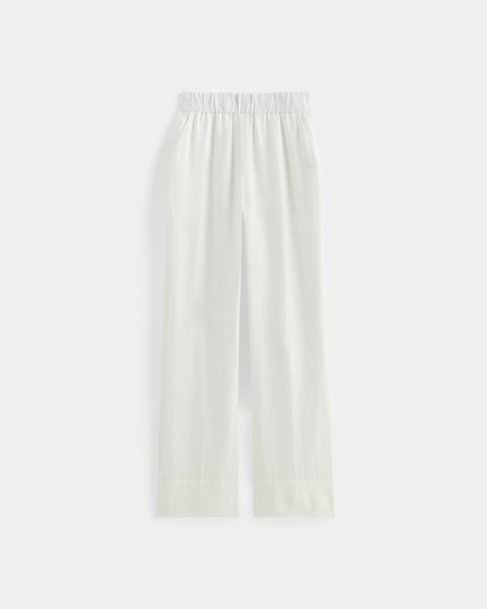 The Linen Easy Pant | White