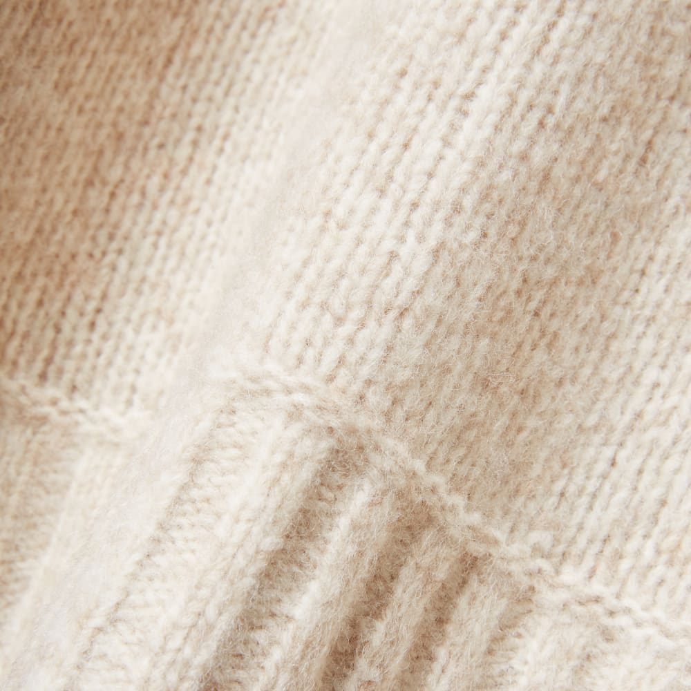 The Cloud Turtleneck | Heathered Ivory