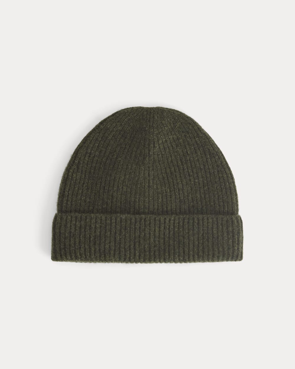 The Cashmere Ribbed Beanie | Heather Beech