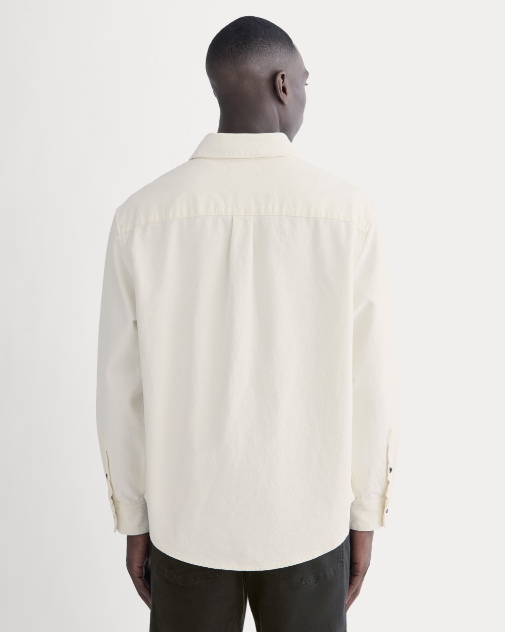 The Canvas Organic Cotton Overshirt | Bone