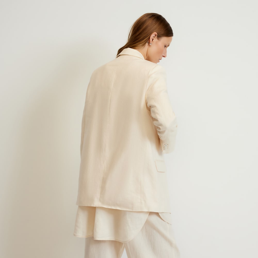 The Oversized Blazer in Linen | Canvas