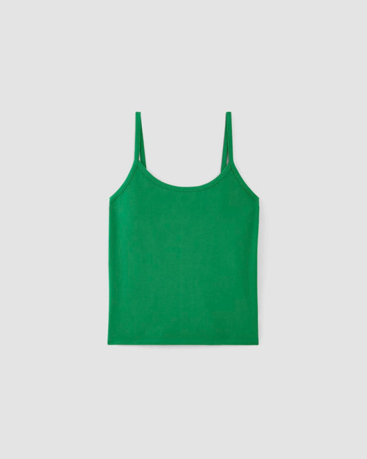 The Supima® Form Spaghetti Strap Cami | Grass Green