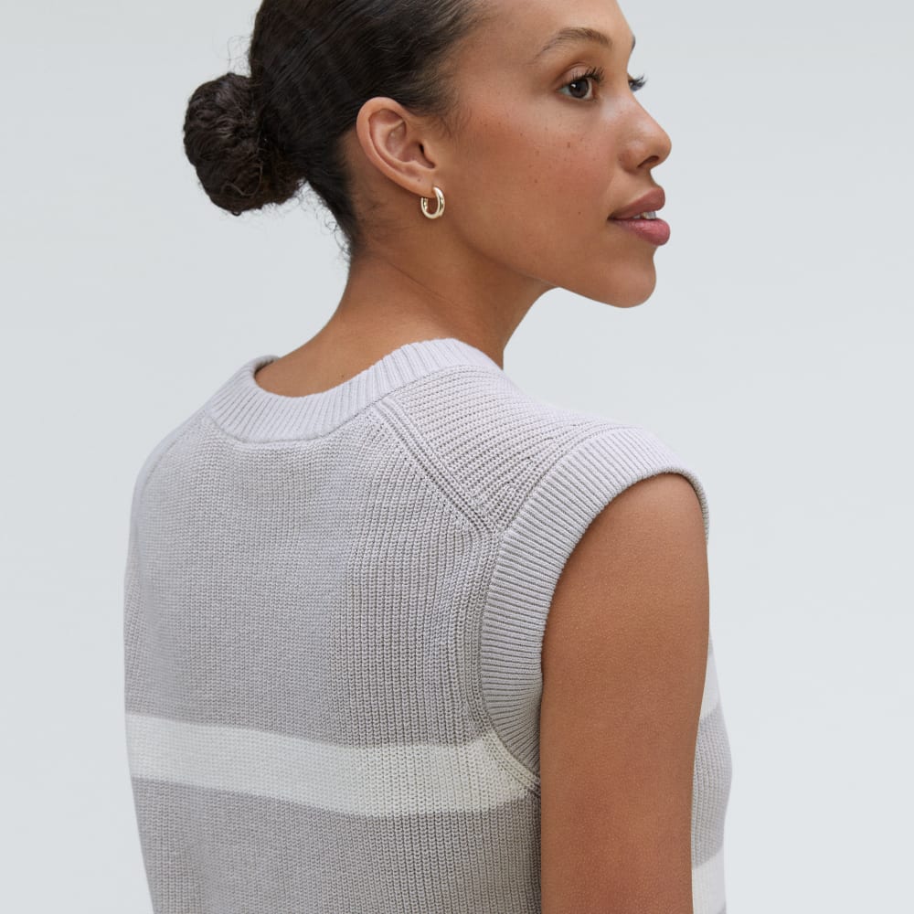 The Cotton Summer Sweater Tank | Moonlight Cloud / Canvas