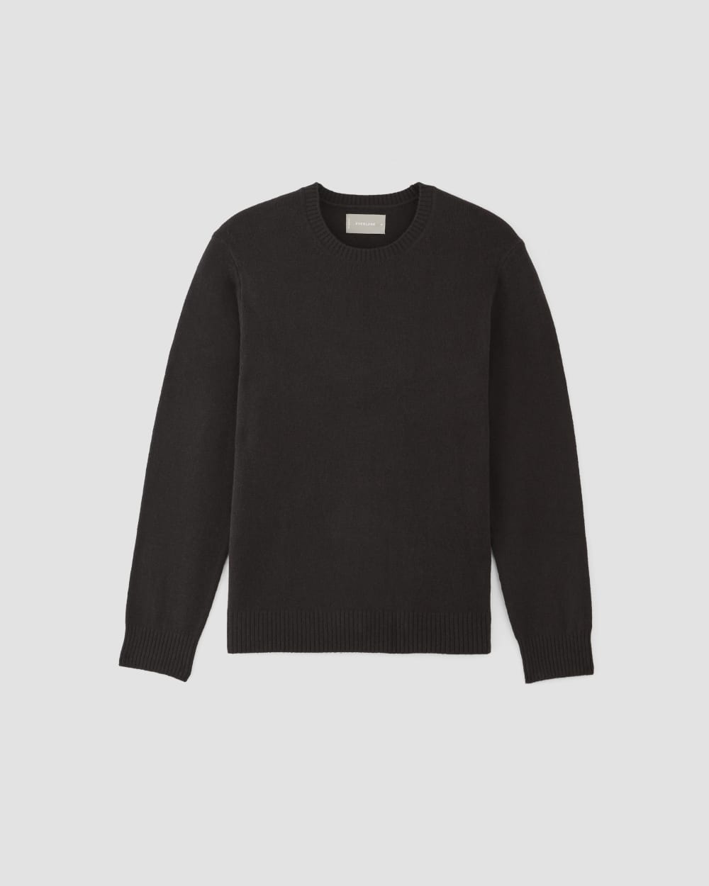 The Premium Merino Crew Neck Sweater | Black
