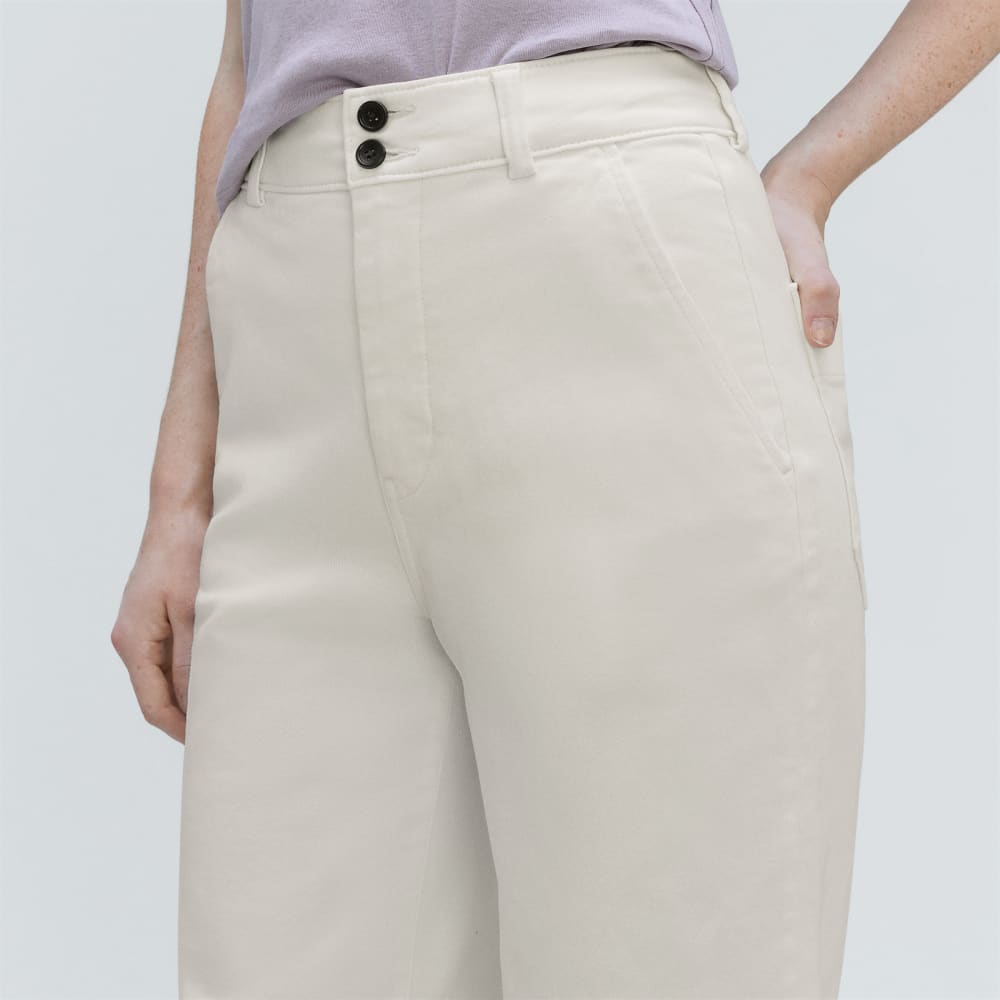 The Organic Wide-Leg Pant | Bone