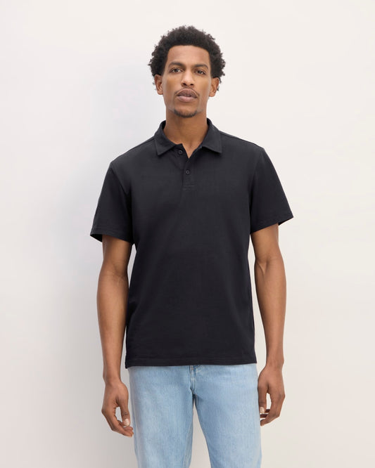 The Premium Weight Short-Sleeve Polo | Deep Navy