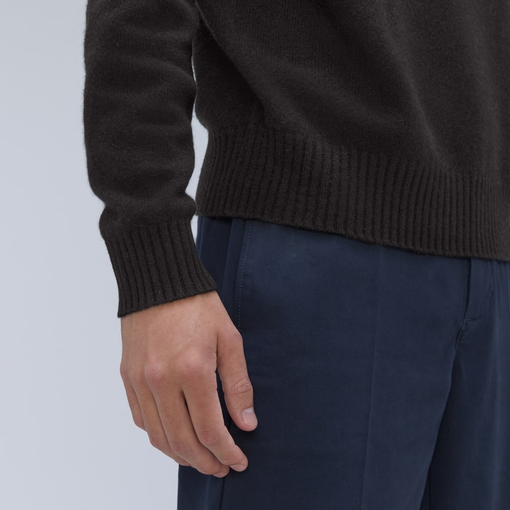 The Everyone Cashmere Crew | Black