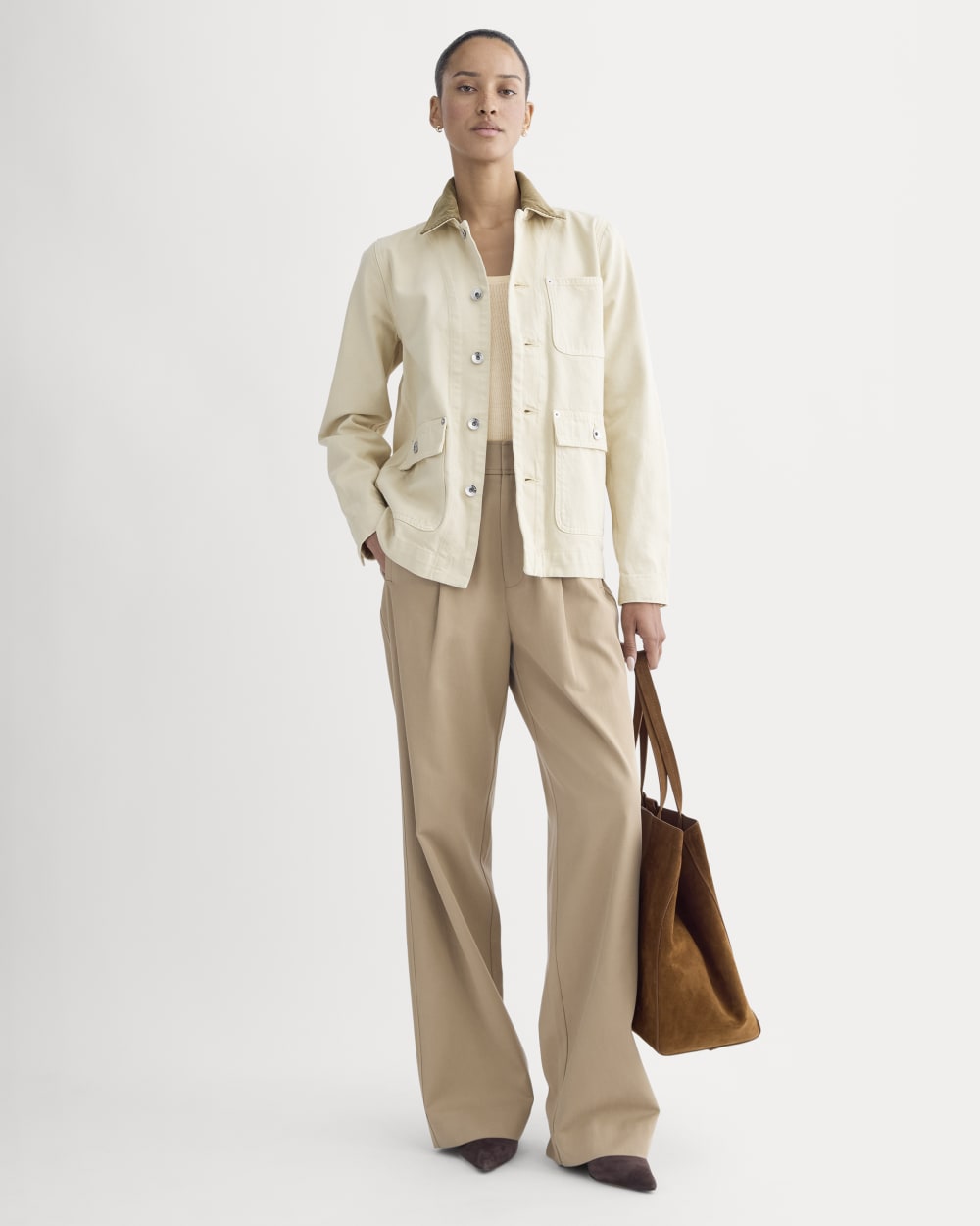 The Ranch Jacket | Garment-Dyed White / Cream