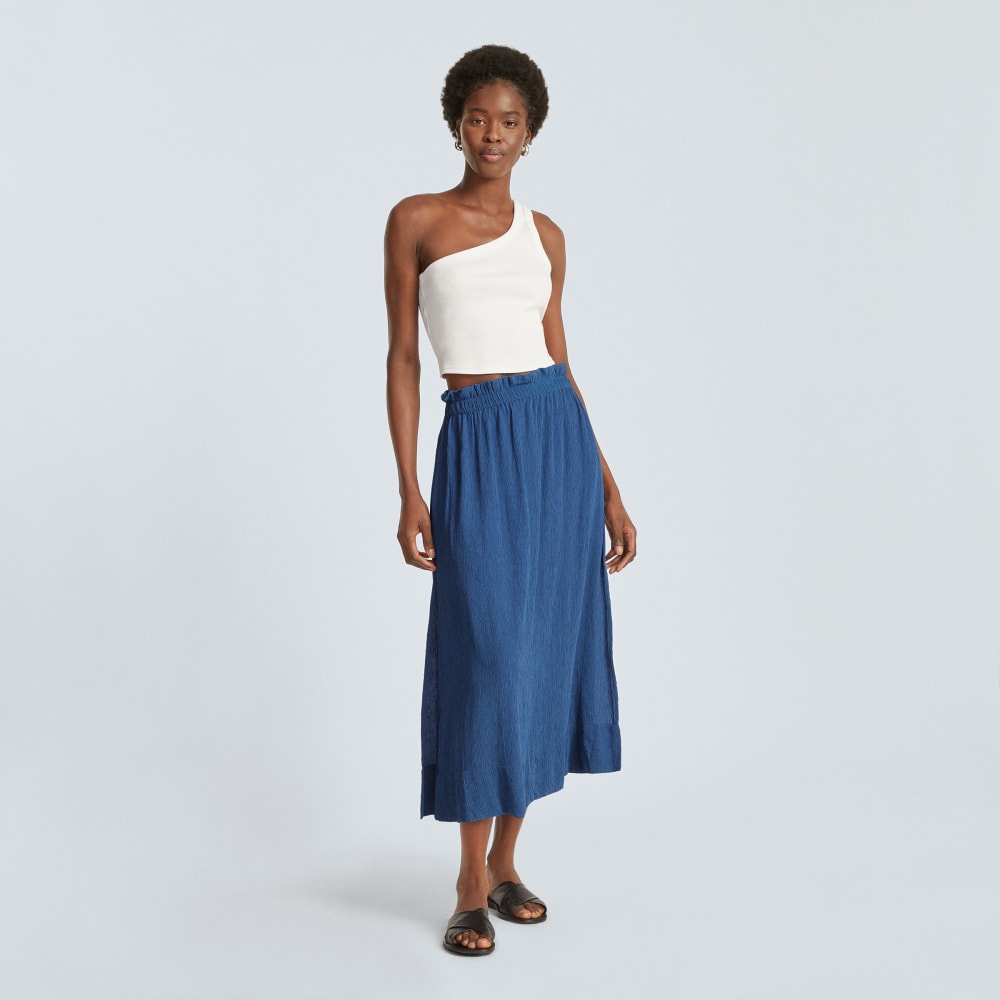The Naia™ Ripple Skirt | Deep Blue