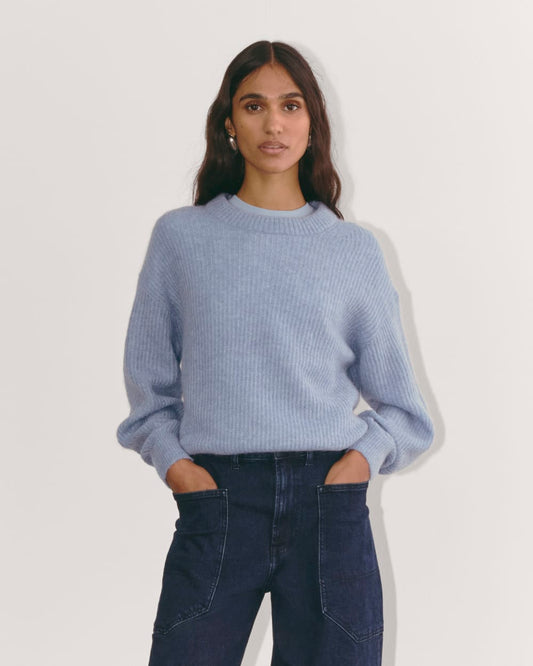 The Cocoon Crew in Alpaca | Heather Blue Slate