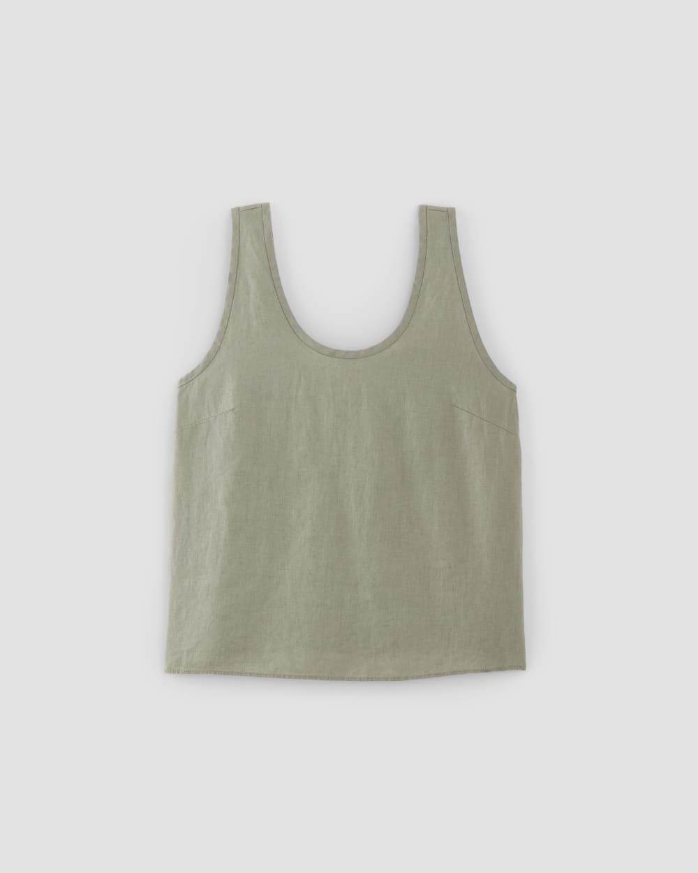 The Scoop Tank in Linen | Sage Green