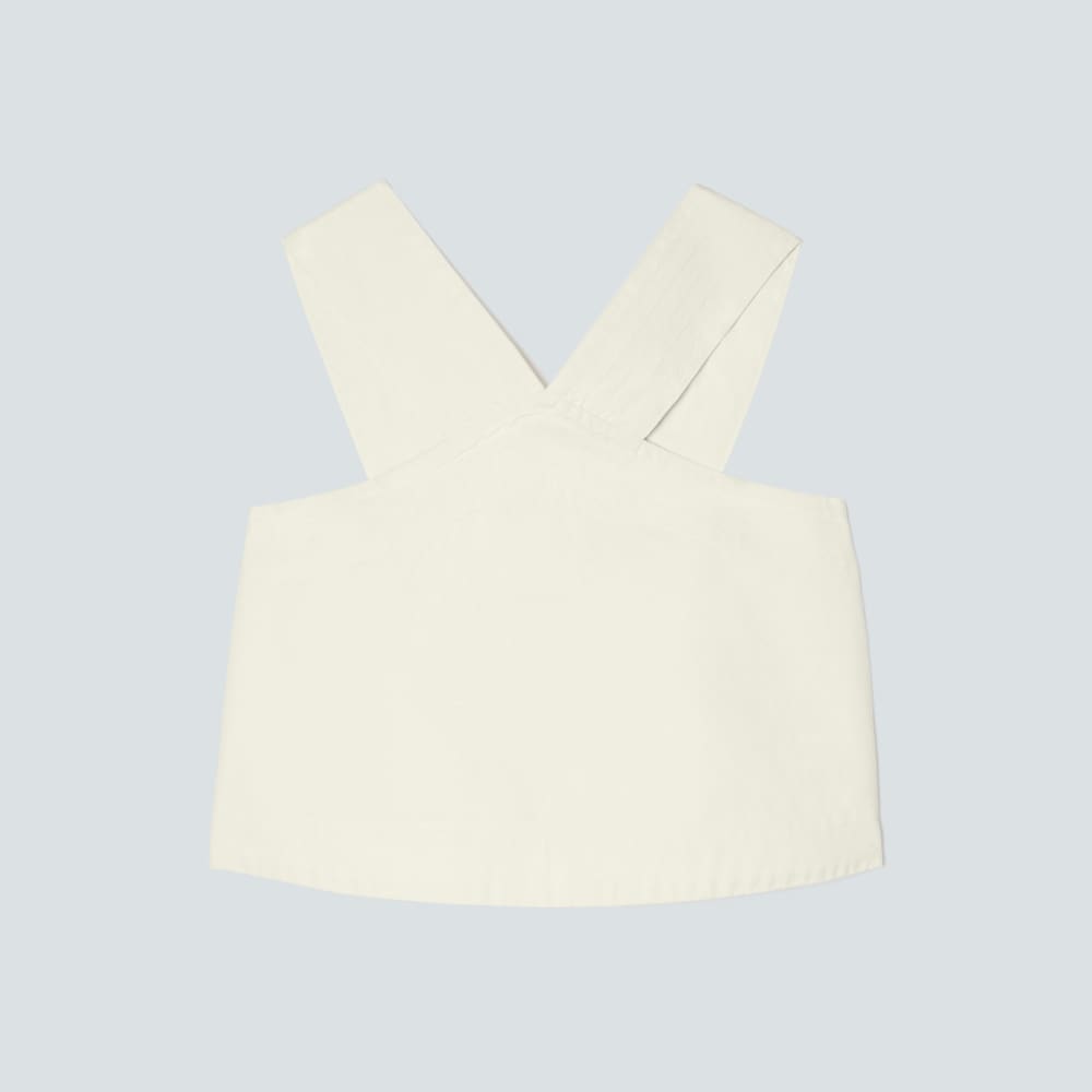 The Cross-Front Apron Top | Canvas