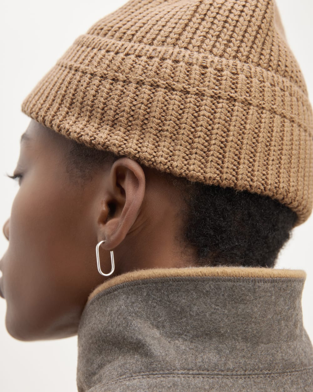 The Organic Cotton Chunky Beanie | Toasted Coconut