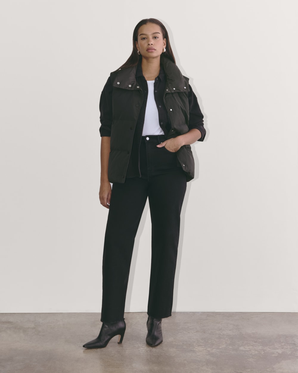 The Puffer Vest | Black