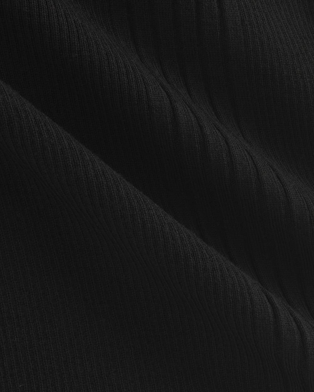 The Light Ribbed Cami in Ultrasoft Merino | Black