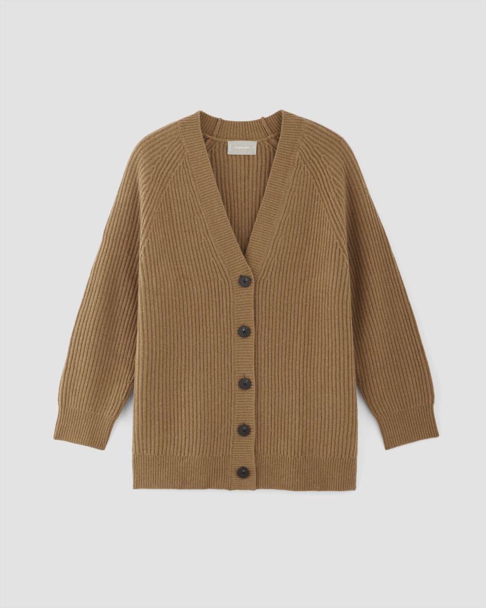 The Felted Merino Cocoon Cardigan | Deep Camel