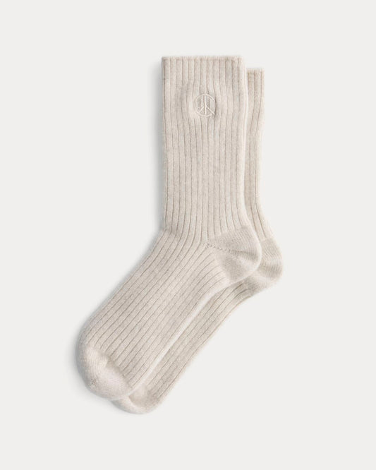 Everlane x Peace & Quiet Cashmere Socks | Bone