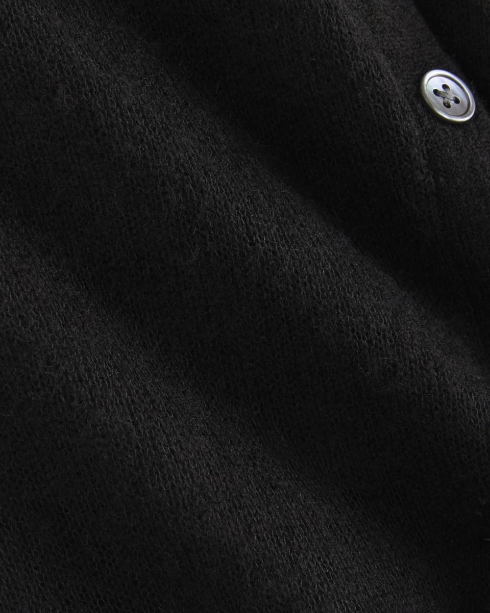 The Air Alpaca™ Short-Sleeve Cardigan | Black
