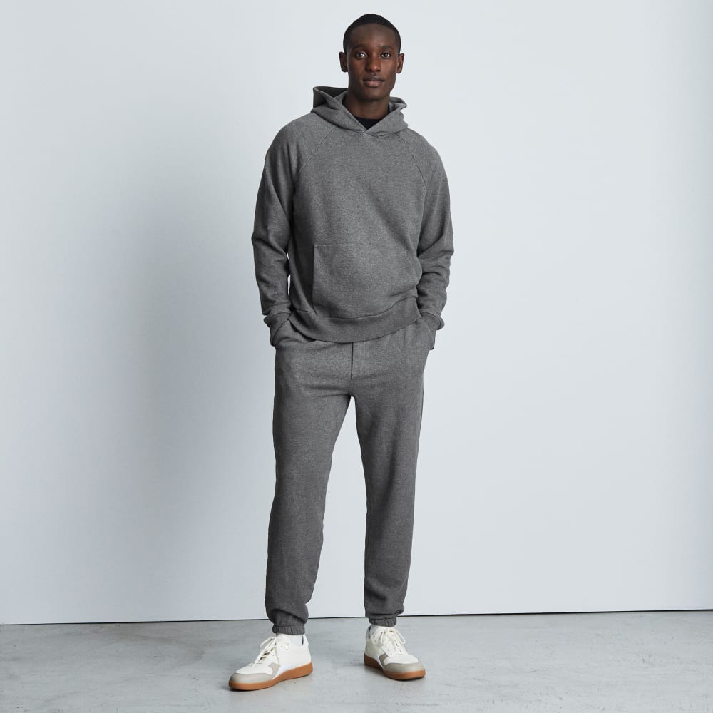 The Track Hoodie | Dark Heather Grey