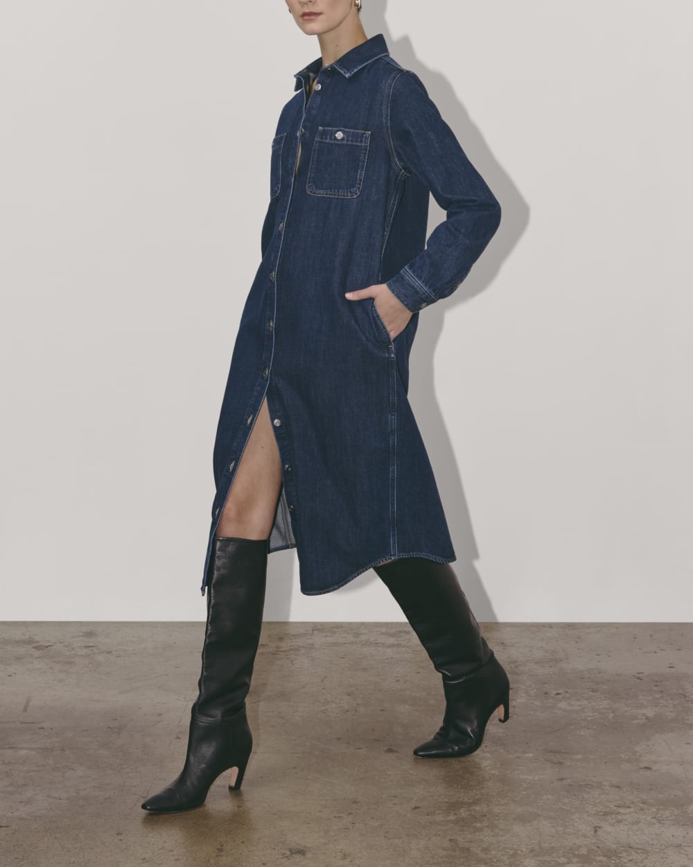 The Denim Shirtdress | Indigo
