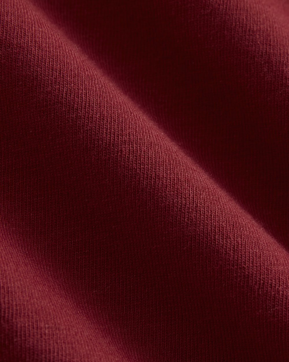 The Box-Cut Tee in Essential Cotton | Merlot | No Pocket