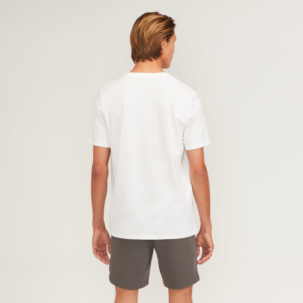 The Organic Cotton V-Neck Tee | White