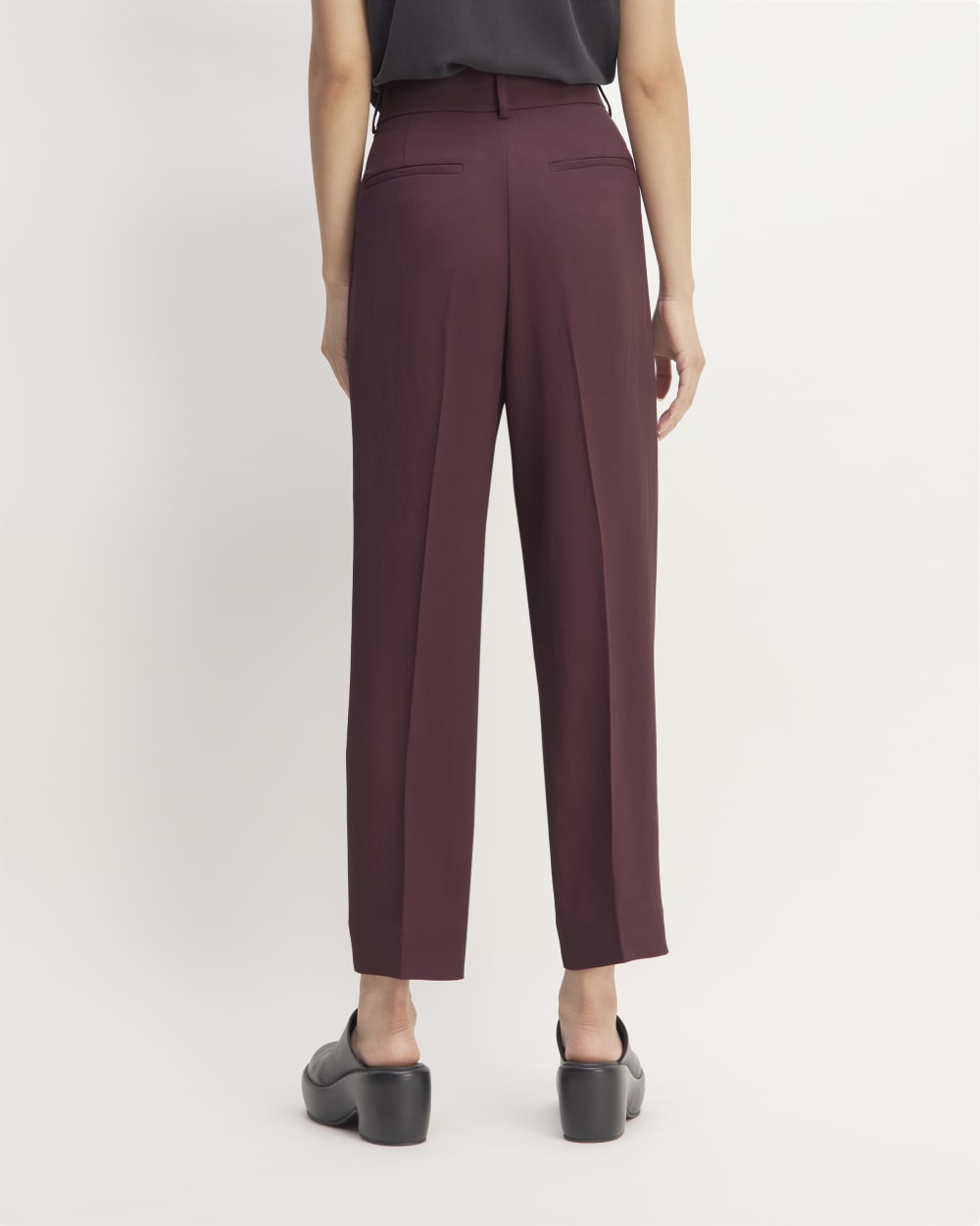 The Japanese GoWeave Way-High® Tapered Pant | Burgundy