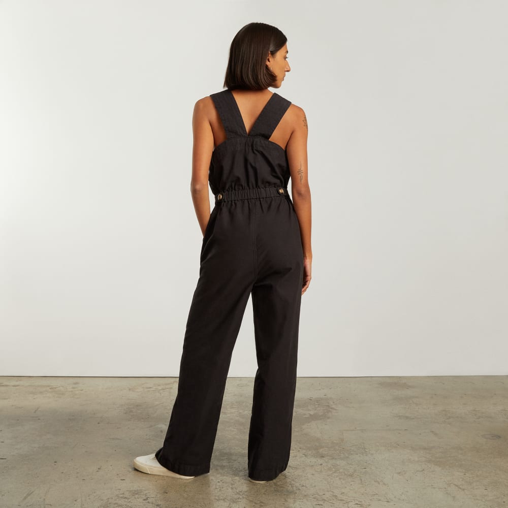 The Fatigue Apron Jumpsuit | Black