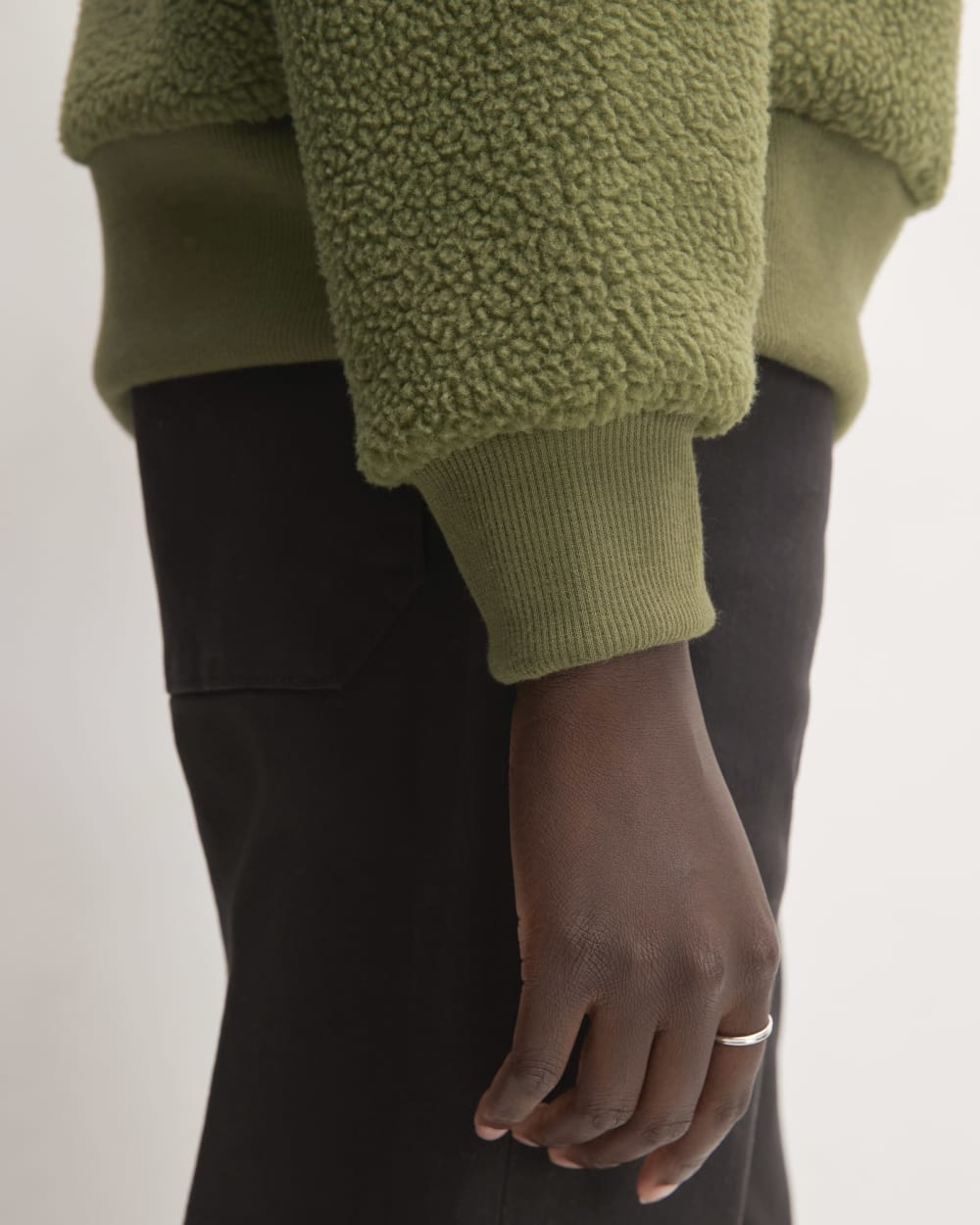 The ReNew Fleece Oversized Crew | Kalamata