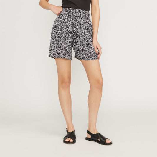 The Satin Pull-On Short | Splatter