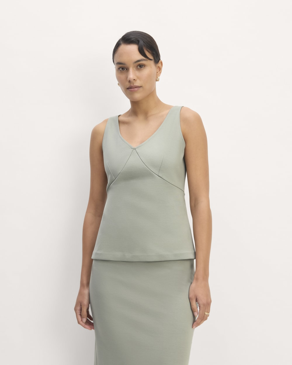 The Dream V-Neck Top | Sage Green