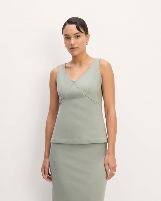 The Dream V-Neck Top | Sage Green