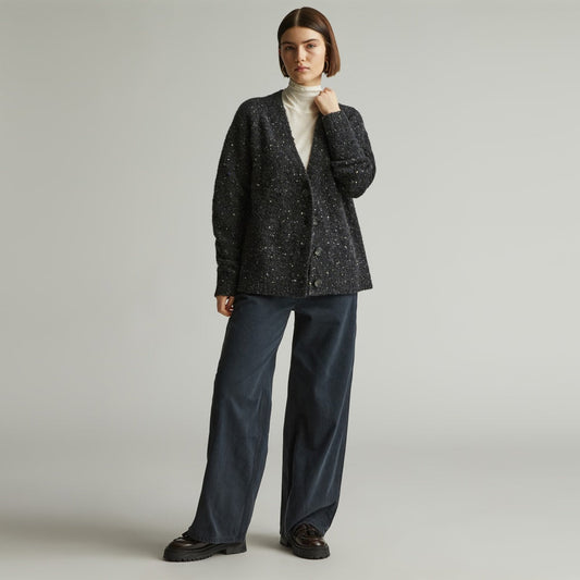 The Confetti Cardigan | Black Multi