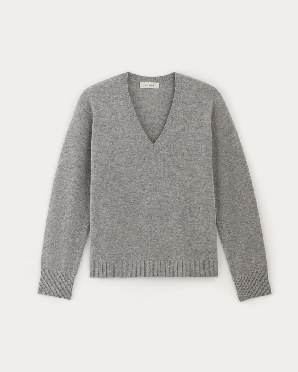 The Classic V in Cashmere | Light Heather Grey