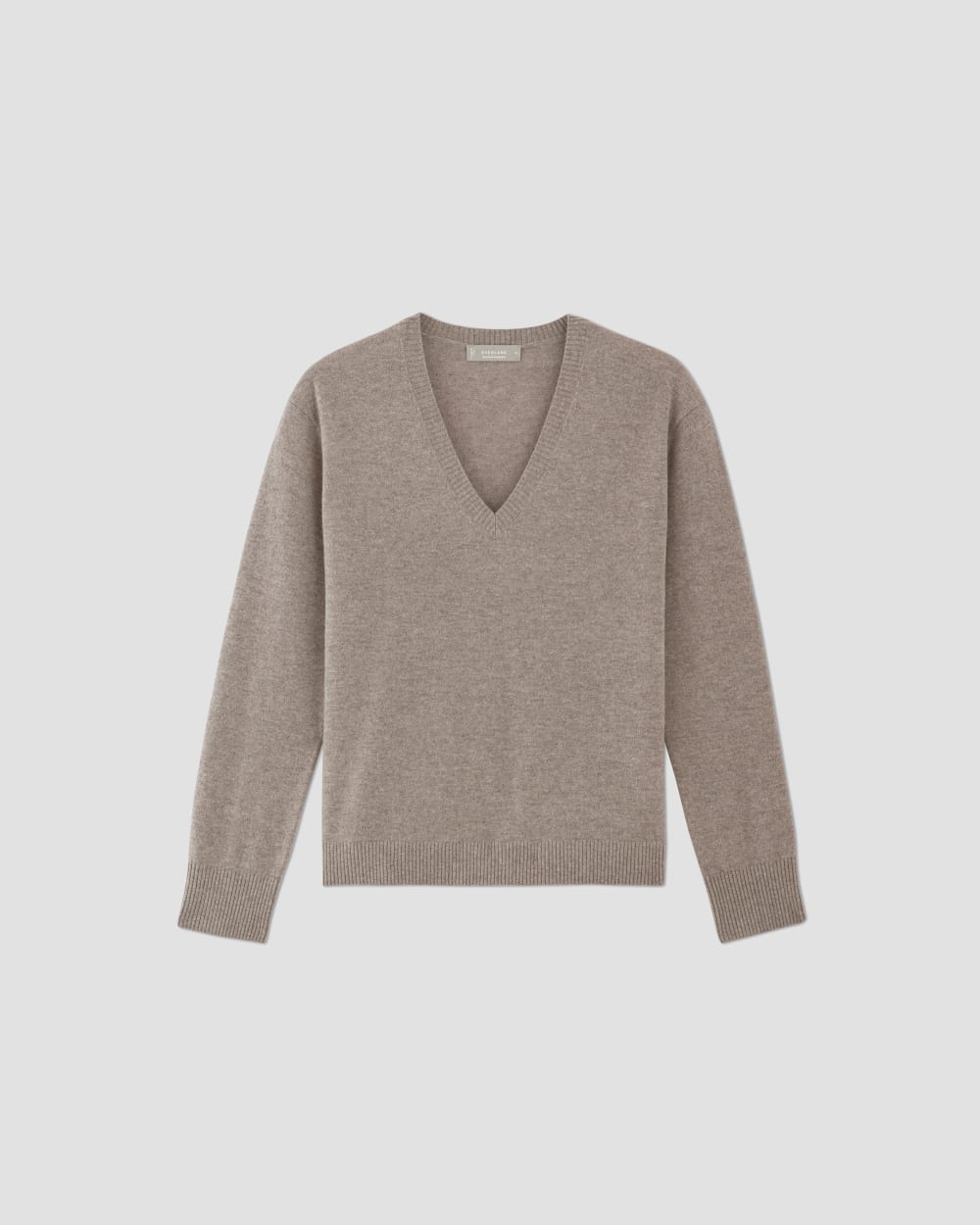 The Classic V in Cashmere | Toasted Sesame