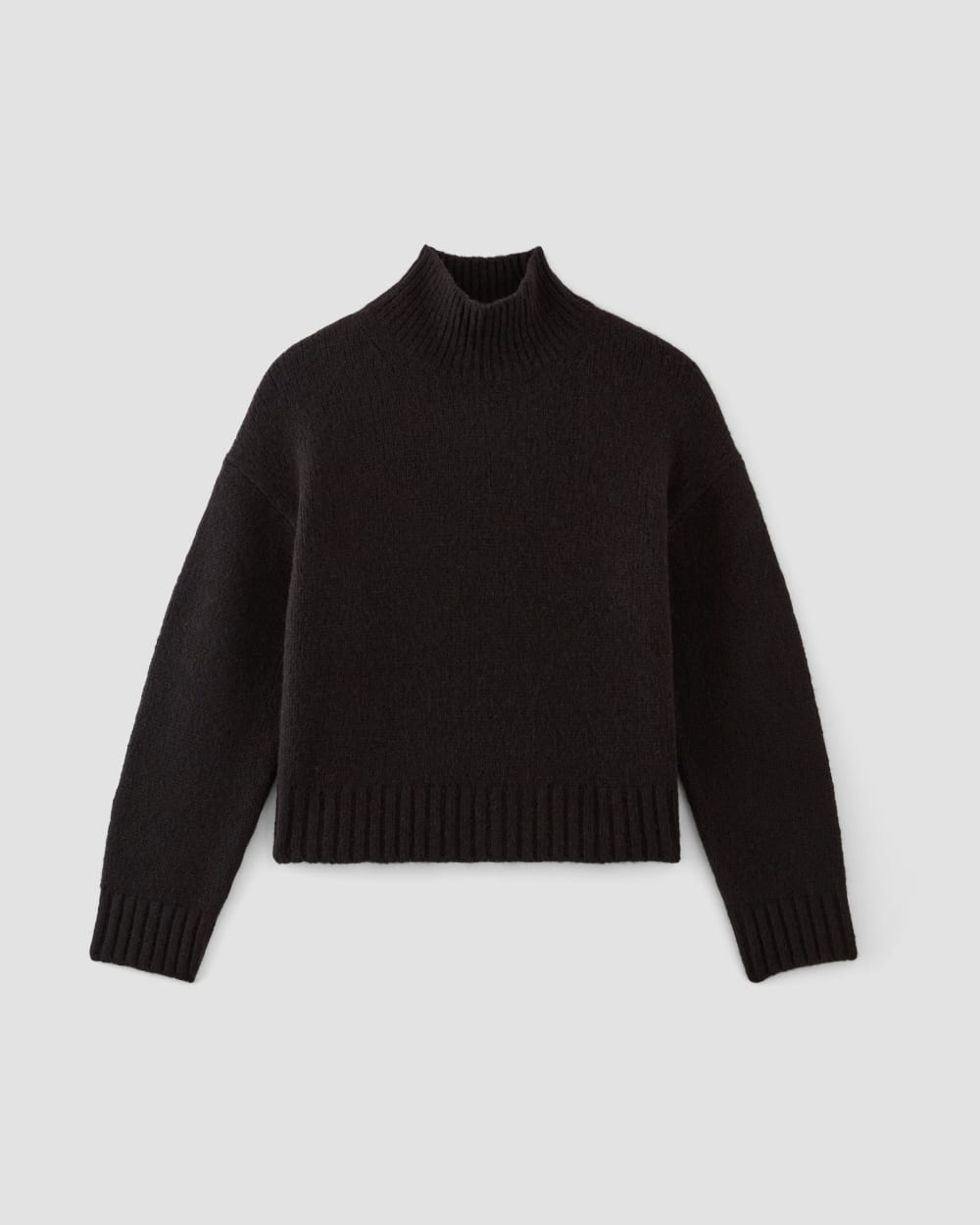 The Cloud Oversized Turtleneck | Black