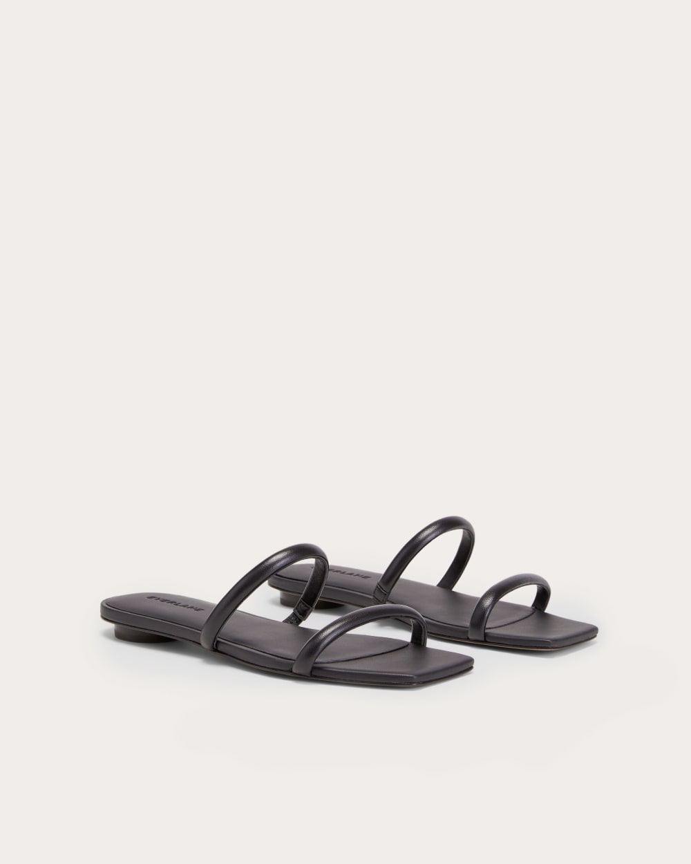 The Double Strap Sandal | Black