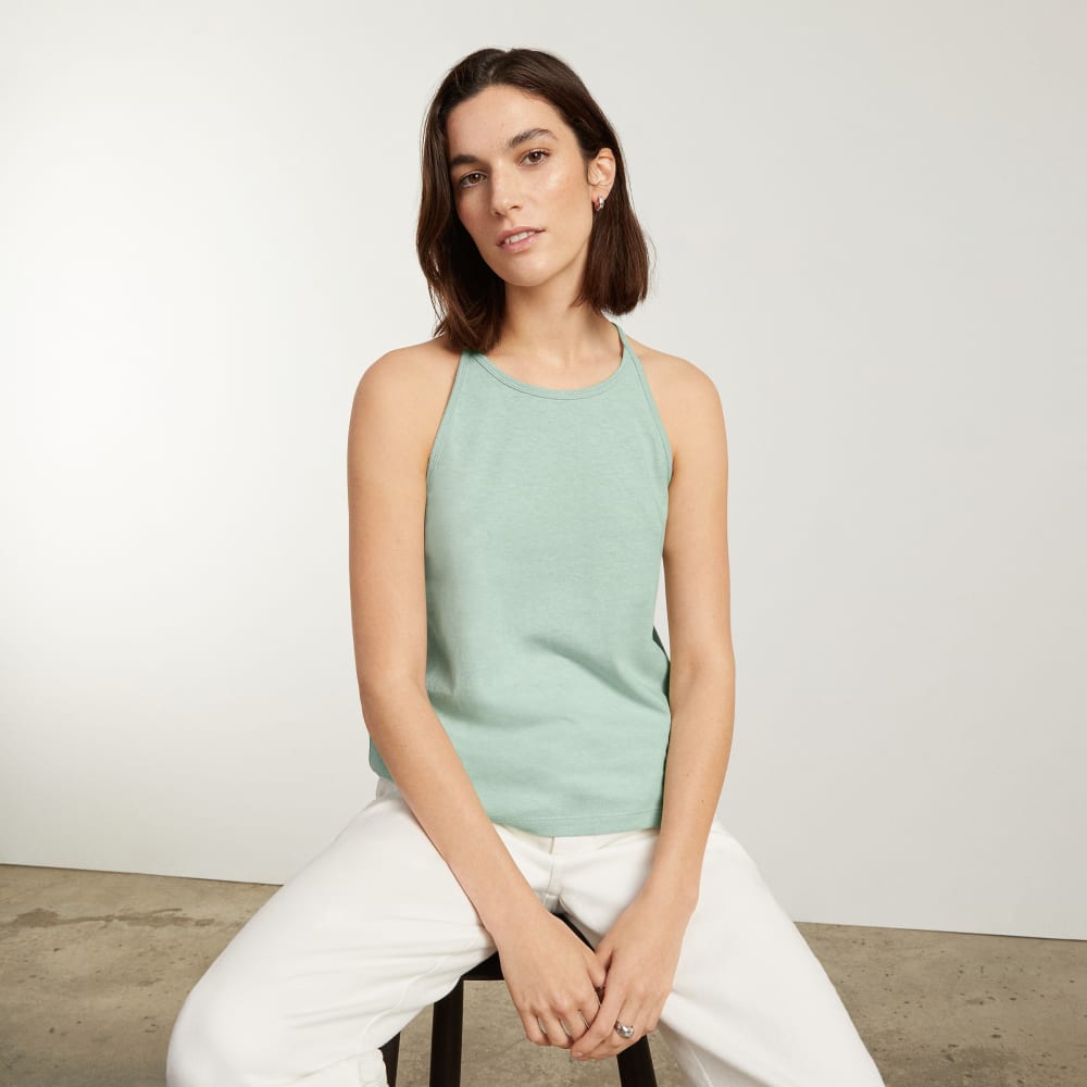The Hemp Cutaway Tank | White Sage