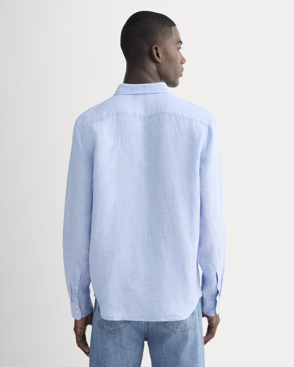 The Classic Shirt in Linen | Light Blue