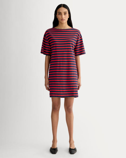 The Mariner Dress | Navy / Classic Red