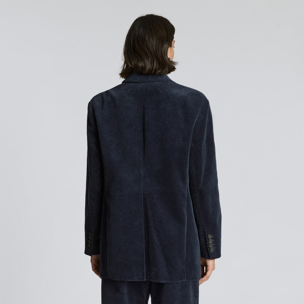 The Corduroy ’80s Blazer | Deep Navy