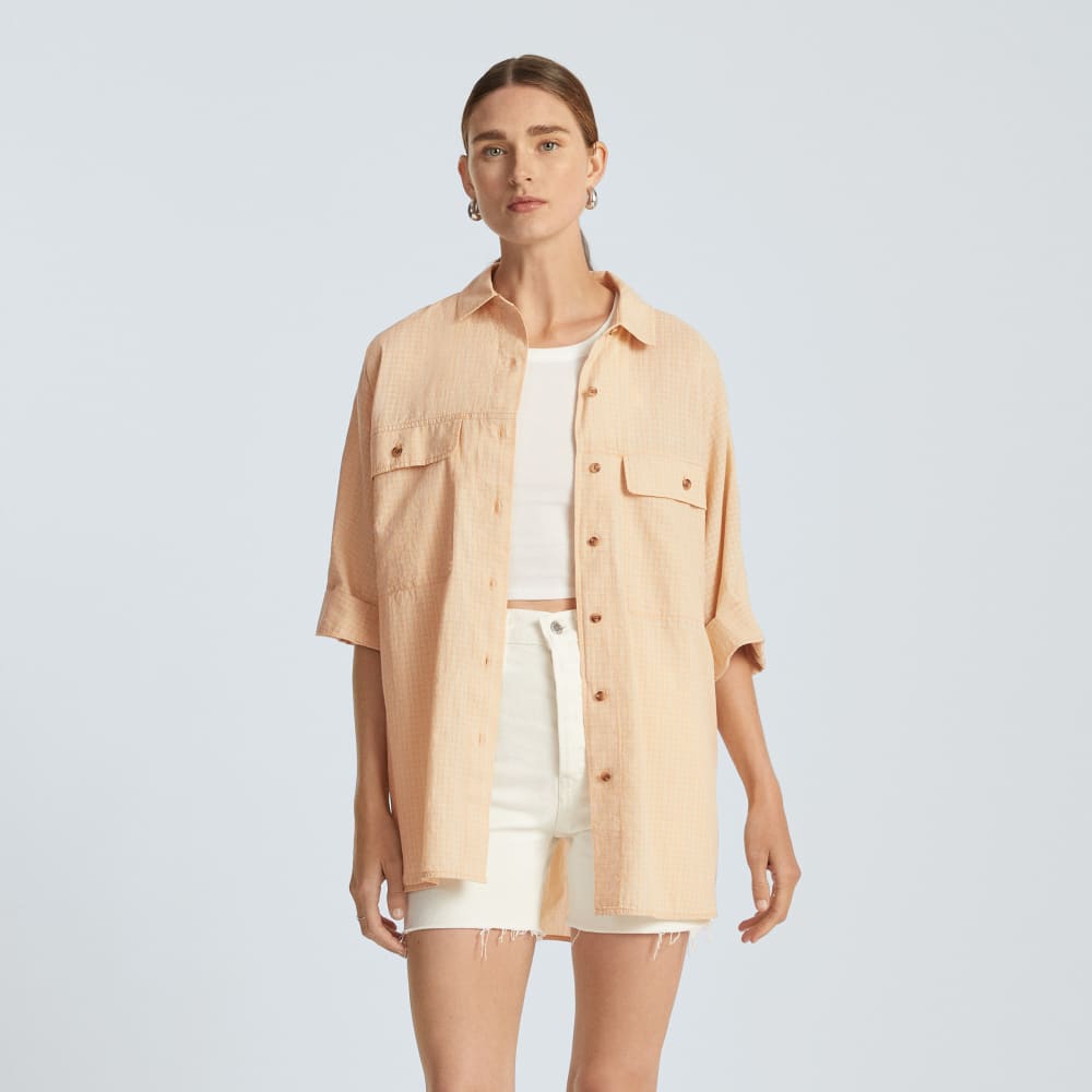 The Cotton Tourist Shirt | Orange Plaid