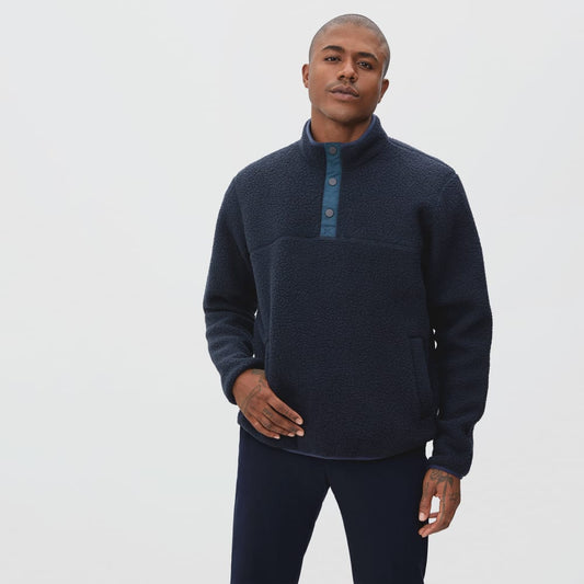 The ReNew Fleece Pullover | Navy
