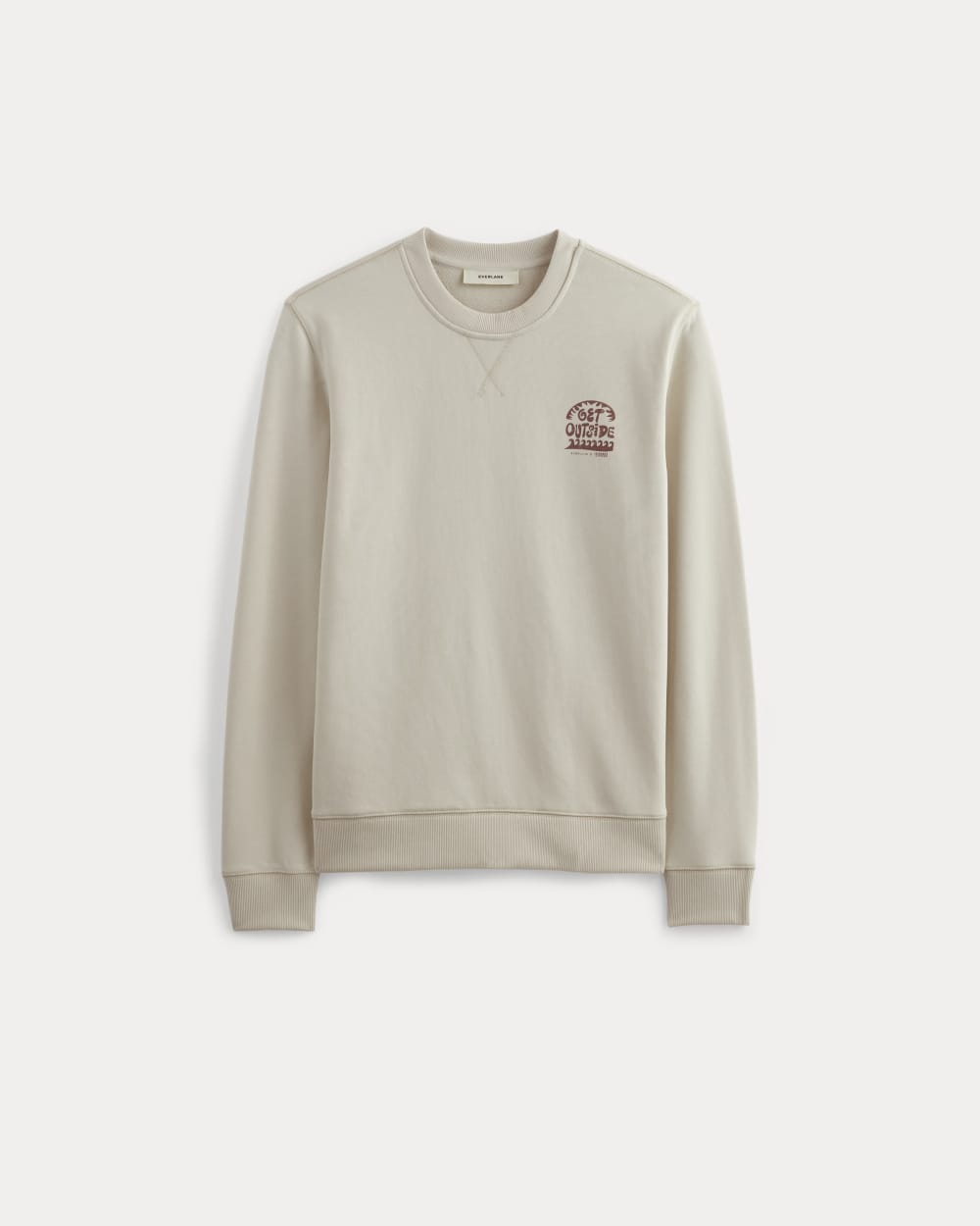 The Everlane x Parks Project French Terry Crew | Natural / Brown