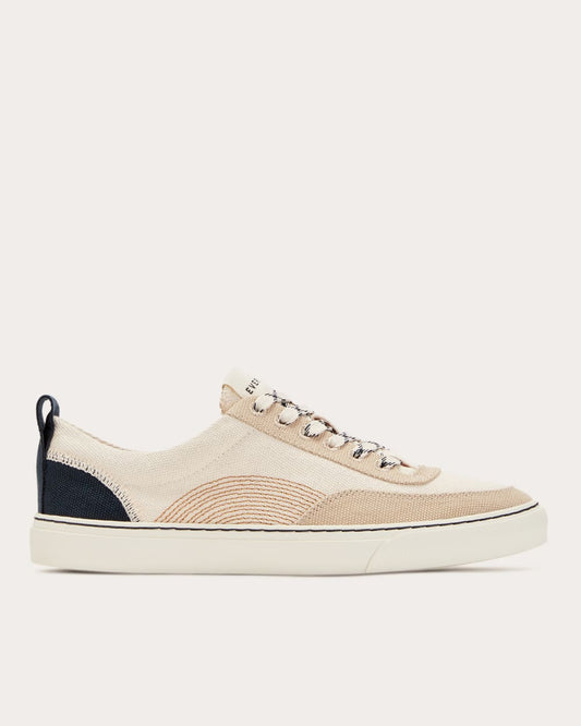 The Tread-Bare Sneaker | Natural Canvas / Dark Sapphire / Argan Oil