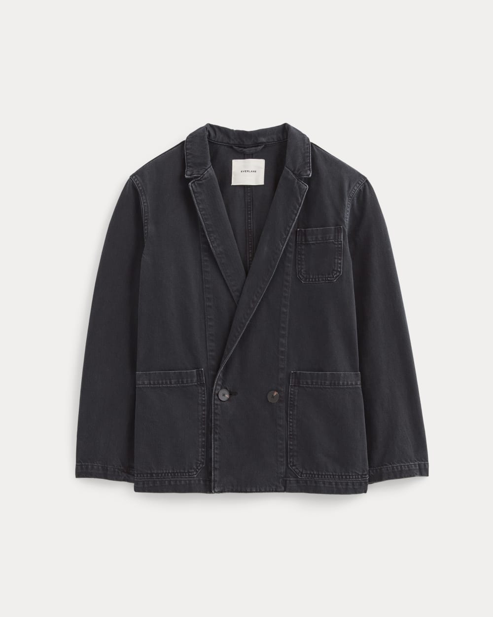 The Denim Chore Blazer |  Black