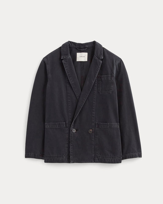 The Denim Chore Blazer |  Black