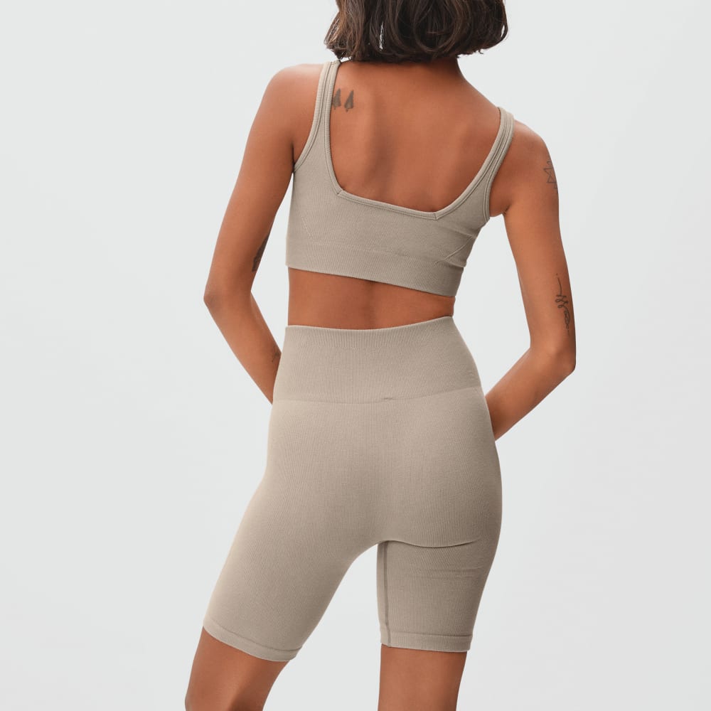 The Seamless Bike Short | Burnt Sugar