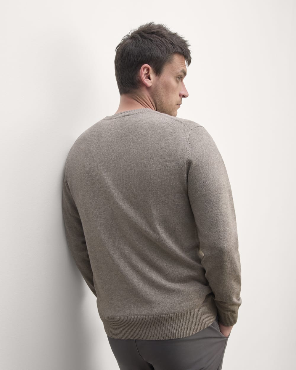 The No-Sweat Sweater | Uniform | Taupe Melange