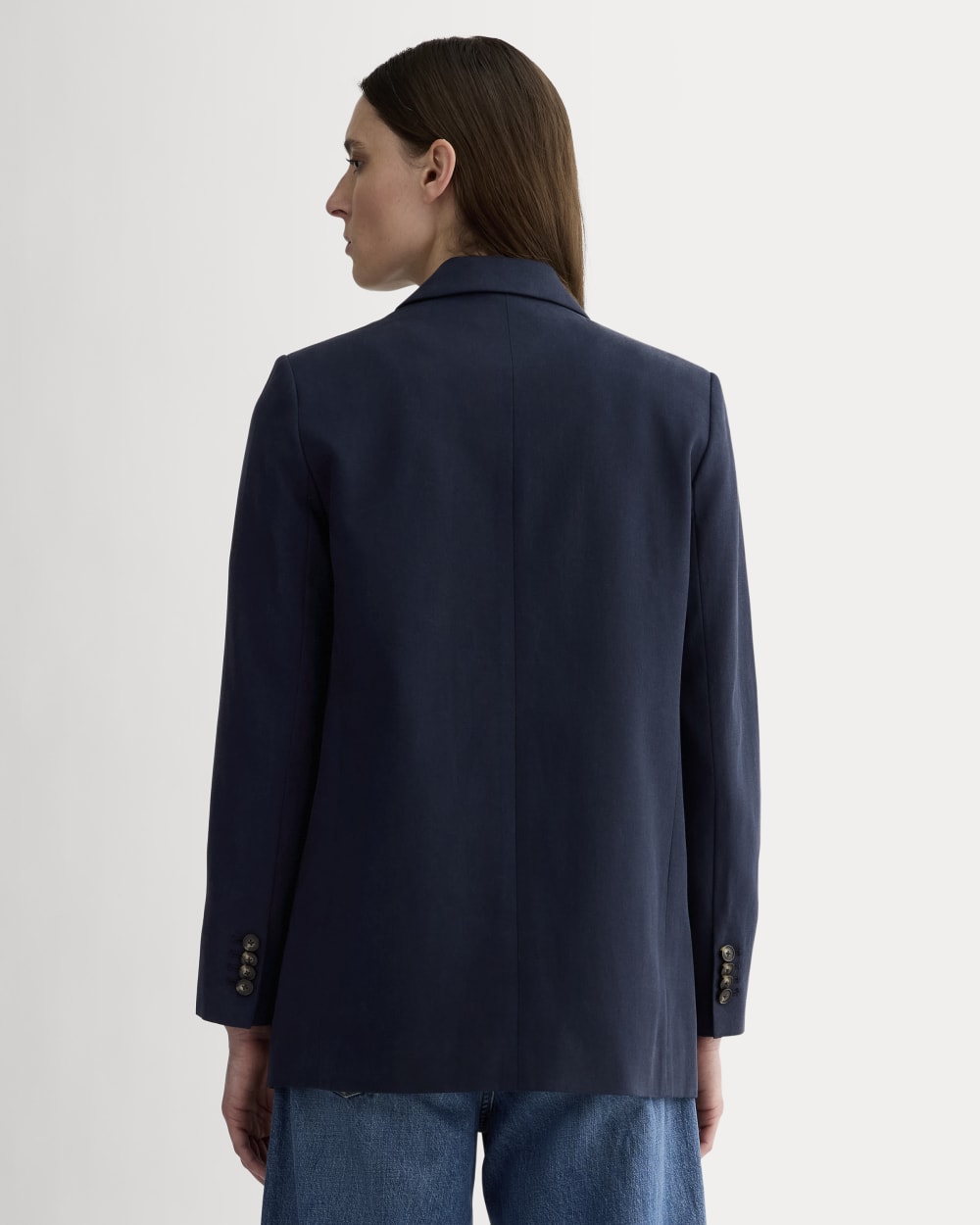 The Oversized Blazer in Buttersmooth | Navy